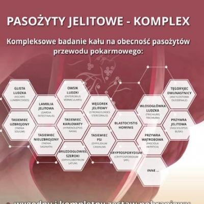 BADANIE PASOŻYTY KOMPLEX W PROMOCYJNEJ C...